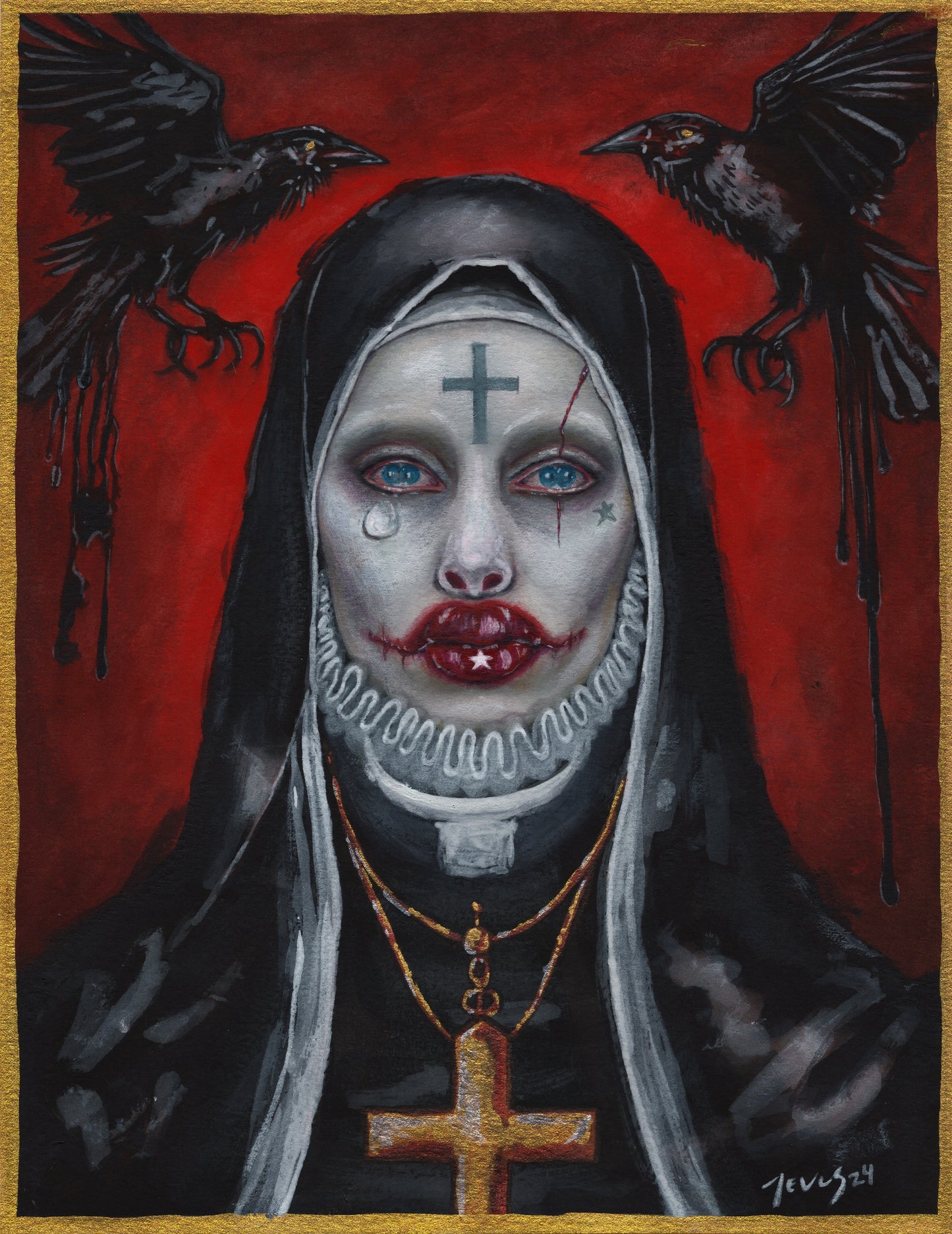 Nuquam Sola Vinyl Sticker