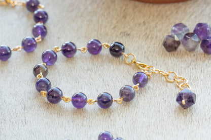 Vougler Arts Signature Amethyst Bracelet