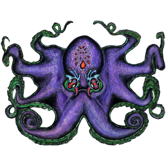 Neptunium Octopus Vinyl Sticker